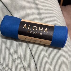 Blue Microfiber Beach Towel